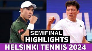 Kei Nishikori 錦織圭 vs Max Hans Rehberg Match Highlights Today - Atp Helsinki Tennis 2024