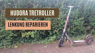 Hudora Tretroller Lenkung reparieren - Einfach und günstig - Lenkkopflager reparieren