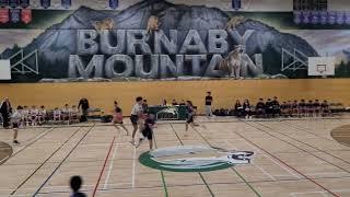 QMS Tsunami grades 7/8 vs. Burnaby Mountain Secondary.  December 1, 2024 (L)