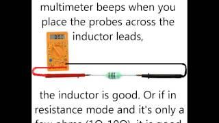 How to test an inductor