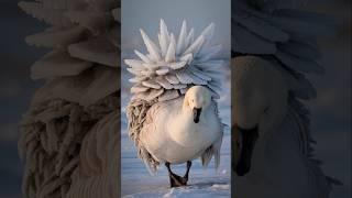 The Unlikely Rescue: An Eagle and a White Goose in Need #animalrescue #polarrescue #goose
