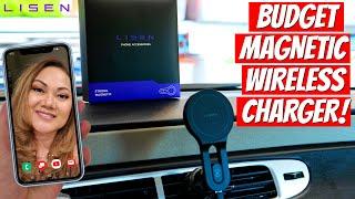 THE BEST  WIRELESS CAR PHONE CHARGER | LISEN 2E749 - INSTALL & REVIEW