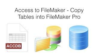 How to Copy Tables into FileMaker with FmPro Migrator [Windows]