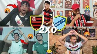 REAÇÕES DOS RIVAIS SECANDO O MENGÃO - FLAMENGO 2X0 BOLIVAR- LIBERTADORES 2024- VAMOS RIR KKK