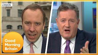 Matt Hancock Clashes With Piers as Government GMB Boycott Finally Ends | Good Morning Britain