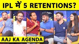 AAJ KA AGENDA: क्या DECIDE हो गया है DHONI-ROHIT का FUTURE, IPL RETENTION RULES  पर क्या है LATEST?