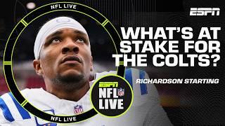 What's at stake for the Colts' future as Anthony Richardson starts the rest of the year? | NFL Live