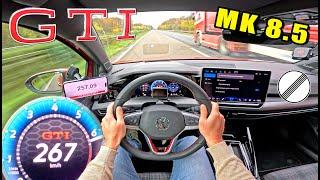 2025 NEW! VW GOLF GTI MK8.5 // TOP SPEED on AUTOBAHN