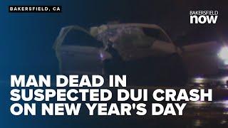 Man dead, 3 hurt in suspected DUI crash on New Year's Day in Bakersfield