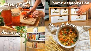 Home Organization, Declutter, Meal Prep Easy Meals, Let's Get It All Done!