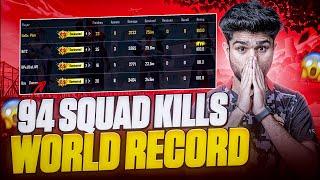 94 SQUAD KILLS WORLD RECORD IN BGMI | GODL LoLzZz