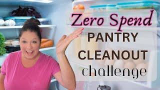 PANTRY CLEANOUT CHALLENGE || COOK WITH ME || ZERO SPEND || CHEAP MEALS