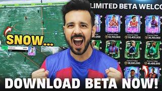 FC MOBILE BETA IS HERE ! INSANE 100+ GIFTS , NEW FEATURES & SNOW STADIUM | HOW TO DOWNLOAD BETA ?