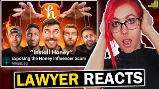 Lawyer Reacts To Exposing The Honey Influencer Scam | MegaLag