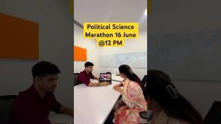 Political Science Marathon 16 June @12 PM #ugcnetadda247 #ugcnet2025 #politicalscience