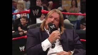 triple h: "and just like that, it was over."