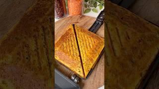 No bread, healthy high protein sandwich ️ #shorts #nobreadsandwich #easyrecipe #highprotein