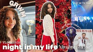 evening in my life  VLOGMAS ep2 | *derek hough dance for the holidays* *GRWM*