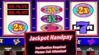 CRAZY $400 BETS ON SUPER TIMES PAY JACKPOT HANDPAY  HIGH LIMIT SLOT MACHINE BIG WINS