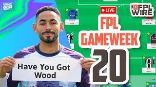 FPL Gameweek 20 Pod | The FPL Wire | Fantasy Premier League Tips 2024/25