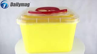 How to use Dailymag DMS-F05A 5L medical sharps container