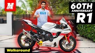 INSANELY BEAUTIFUL Yamaha R1 60th Anniversary Walkaround! | Motomillion