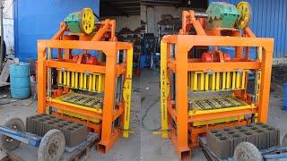 small manual qtj4 40 cement concrete hollow block making machine price africa with low cost