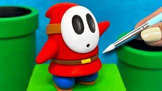 Making Shy Guy from Super Mario | Polymer Clay