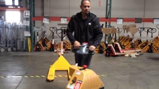 Improve Productivity Big Joe Electric vs Manual Pallet Jack