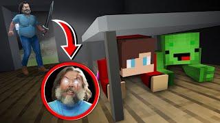 JJ and Mikey are HIDING from SCARY STEVE! Minecraft Movie CHALLENGE in Minecraft - Maizen