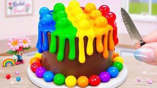 Rainbow Pop It Cake Using OREO, KITKAT, DAIRY MILK  100 Best Miniature Cake Decorating Ideas 