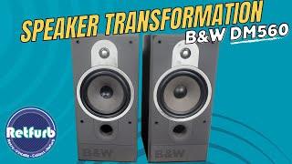 Bowers & Wilkins DM 560 Speaker Overhaul Restoration Repair - Retfurb Vintage Audio