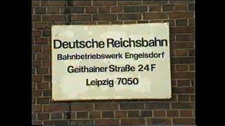 DR Ost 1991: Bahnbetriebswerk Leipzig Engelsdorf