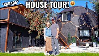 Canada HOUSE TOUR!! LIVING IN A LUXURY DOME HOUSE | CANADA FAMILY TRIP 2024