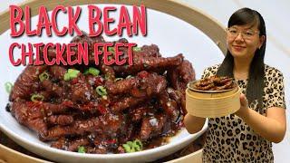 Steamed Chicken Feet in Black Bean Sauce