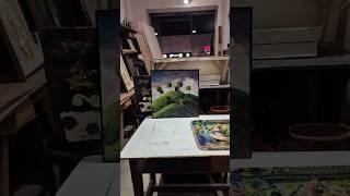 beautiful art, #acrylicscenery #acrylicpaintingtechniques #artshorts #painting #art #acriliconcanvas