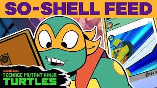 Mikey Checks Out His So-Shell Feed  | Rise of the TMNT | Teenage Mutant Ninja Turtles