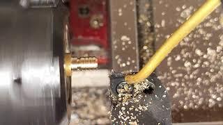 Tiny Worm Gear on the Lathe