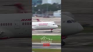 Air India 787 Dreamliner Landing @ Sydney Airport! #airindia #aviation