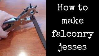 How To Make  Falconry Jesses