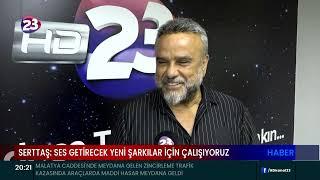 ÜNLÜ SANATÇI BÜLENT SERTTAŞ, KANAL 23’Ü ZİYARET ETTİ