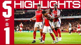 NWANERI SCORES BRACE ON FULL DEBUT!  | HIGHLIGHTS | Arsenal v Bolton Wanderers (5-1) | Carabao Cup