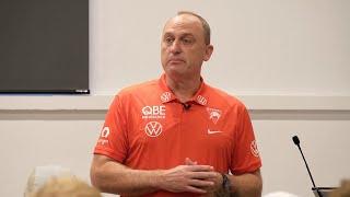 Longmire's incredible speech to players & staff