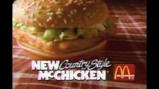 80s Commercial | McDonald's | McChicken | 1989