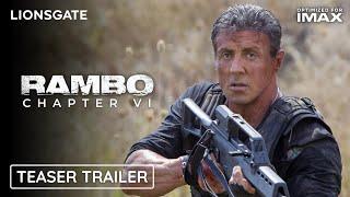 RAMBO 6: NEW BLOOD - Teaser Trailer | Sylvester Stallone, Jon Bernthal | Lionsgate