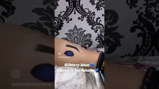 Blue Smokey eye makeup tutorial ,Save it . #aryashreemakeovers #eyemakeup #blueeyeshadow #smokeyeye
