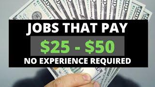 $25-$50 Hourly Social Media Jobs From Home No Experience Required