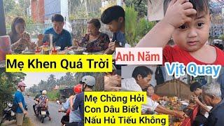 960# Ăn Hủ Tiếu Xong Mẹ Chồng Hỏi Con Dâu Biết Nấu Không Về Hàn Nấu Cho Mẹ, Anh Năm Đãi VỊT Quay