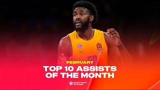 Top 10 Assists | February | 2024-25 Turkish Airlines EuroLeague