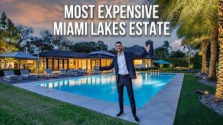 Inside the MOST EXPENSIVE Home in Miami Lakes | Mansion Tour